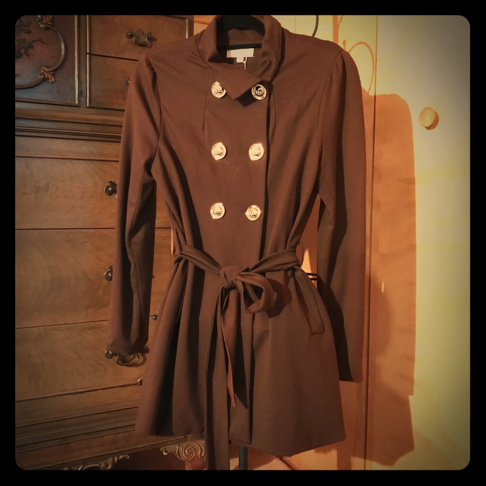 Britt Ryan Double-Breasted Military Jacket EUC